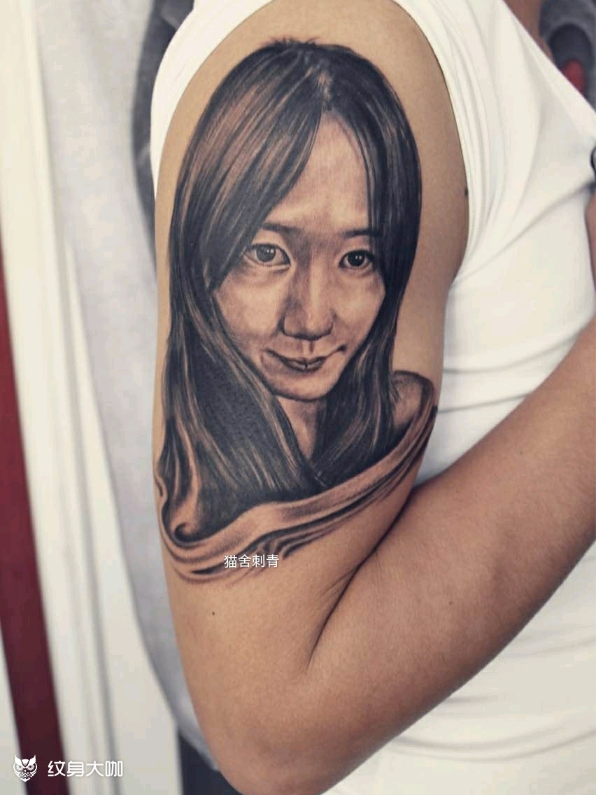 肖像纹身_纹身图案手稿图片_孙涛的纹身作品集