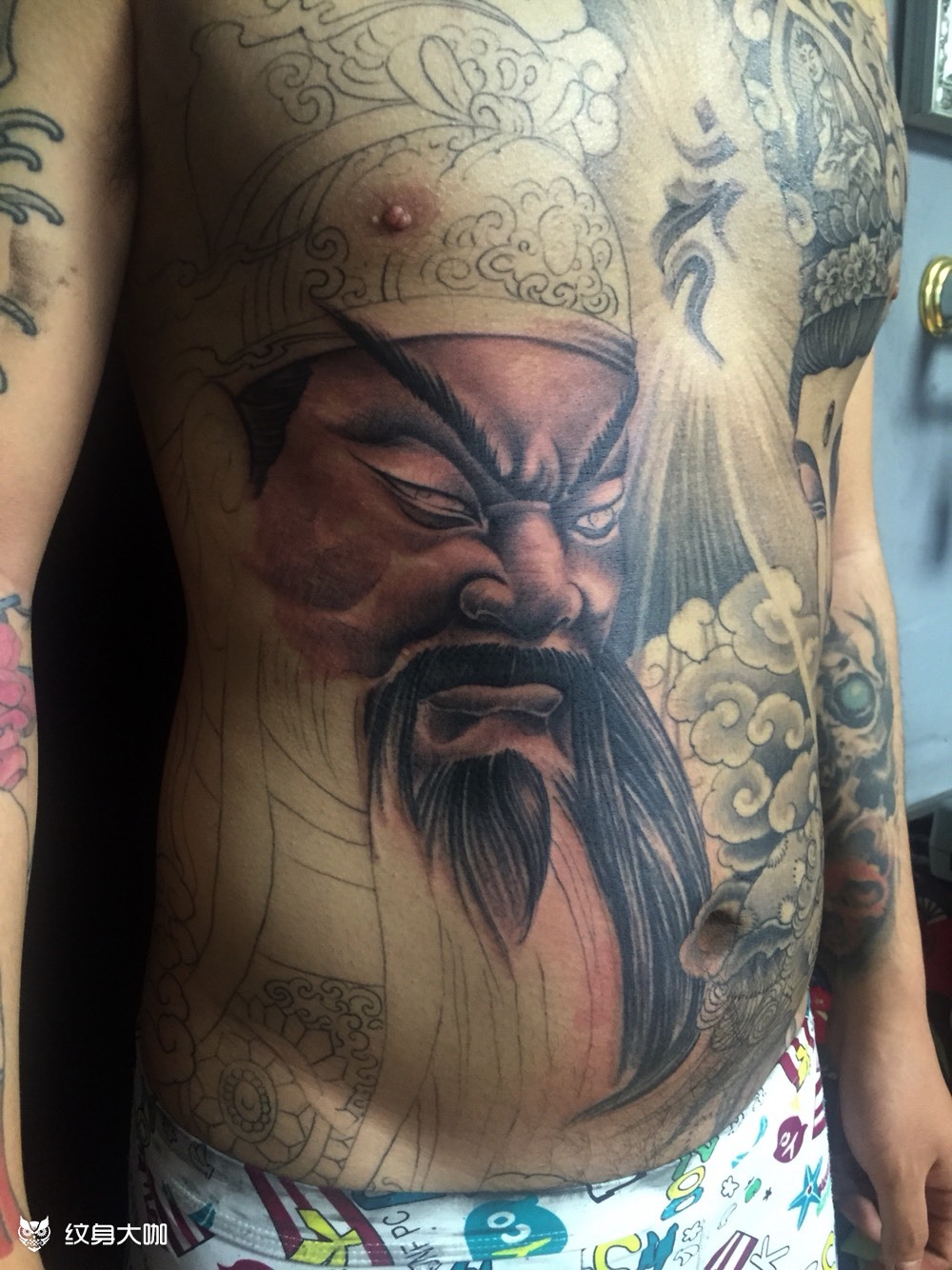 关公_纹身图案手稿图片_于晓波的纹身作品集