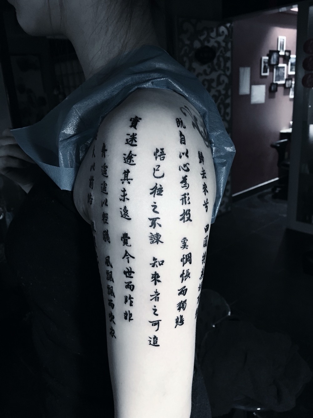 汉字_纹身图案手稿图片_渡的纹身作品集