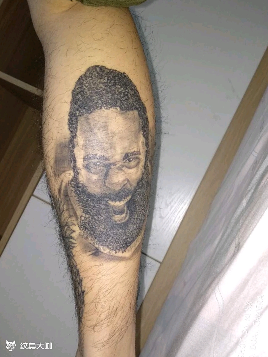 哈登_纹身图案手稿图片_卤蛋的纹身作品集