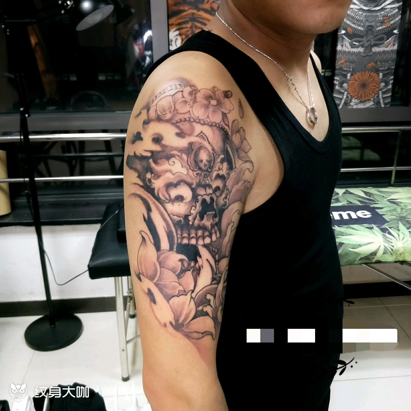 嘎巴拉_纹身图案手稿图片_孙瑞晗的纹身作品集