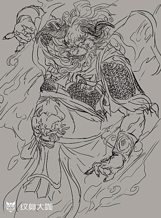 作品简介:5分钟速写,牛鬼蛇神