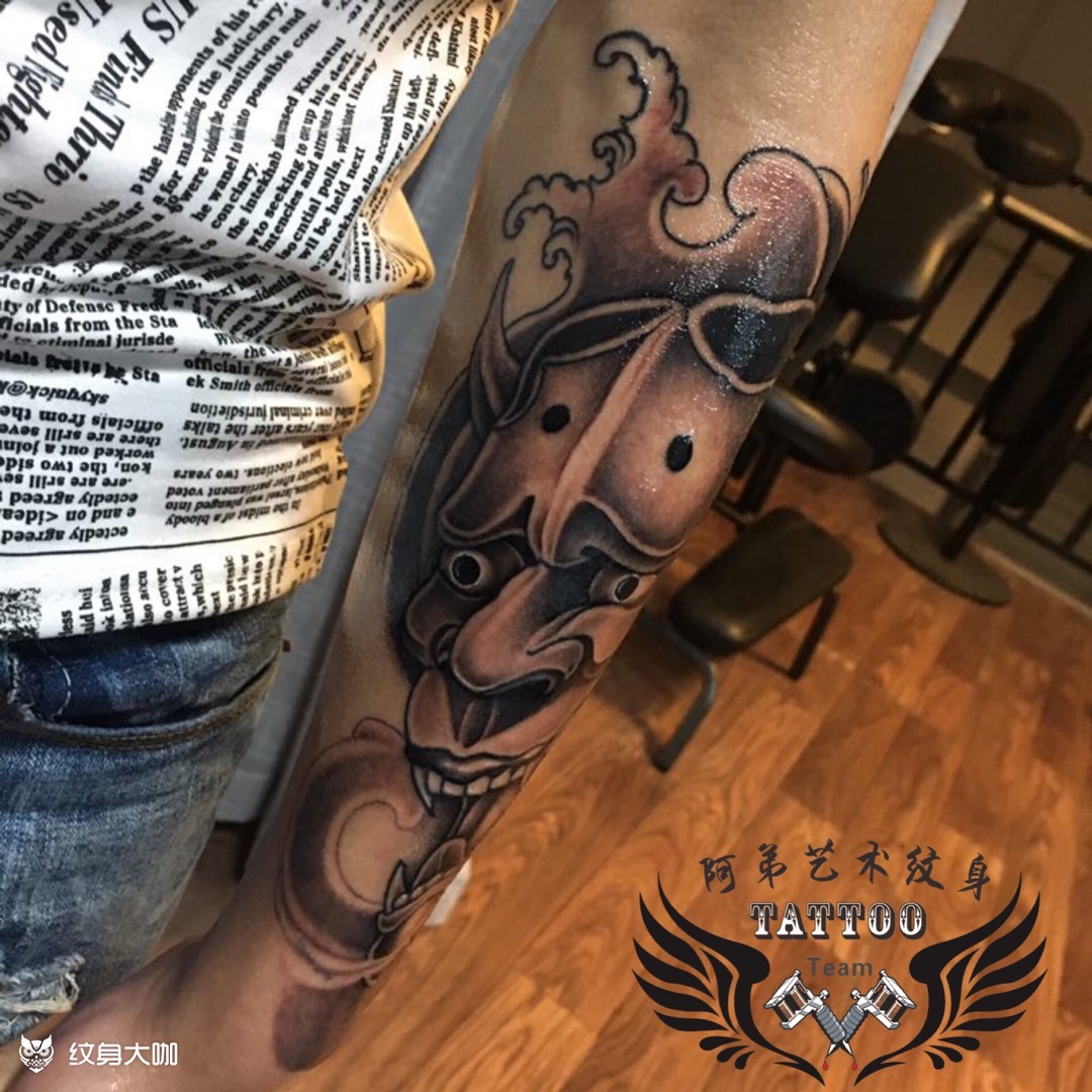 般若_纹身图案手稿图片_曹新渠的纹身作品集