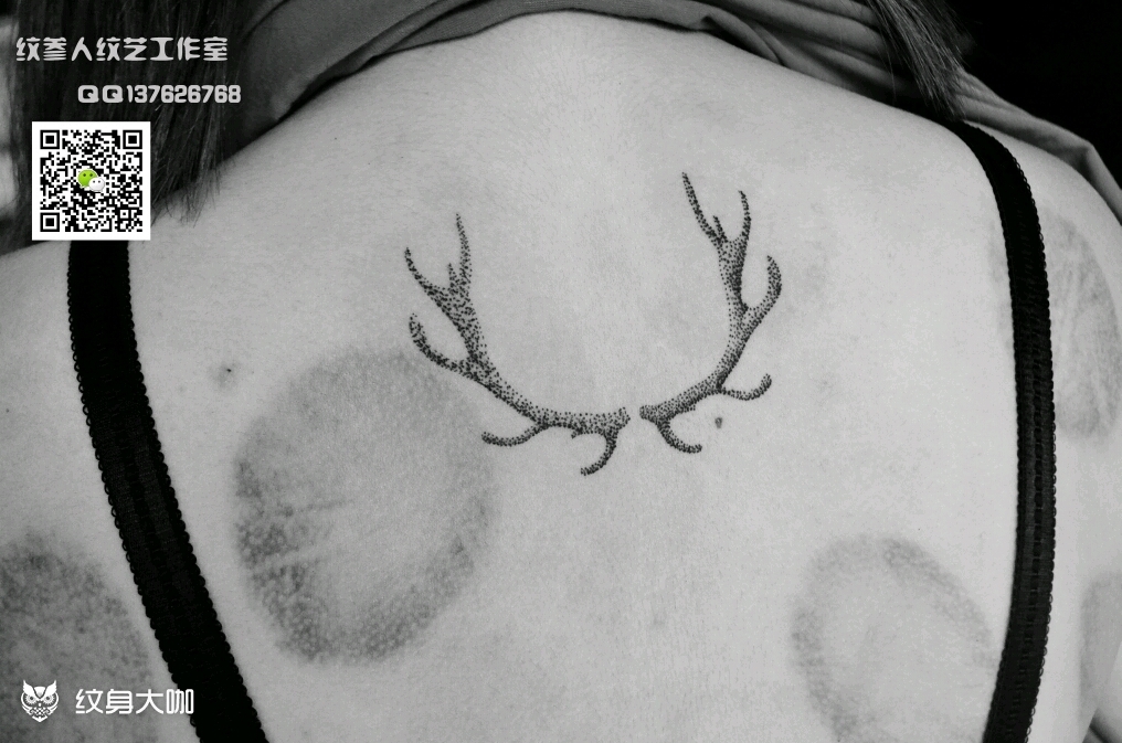 鹿角纹身