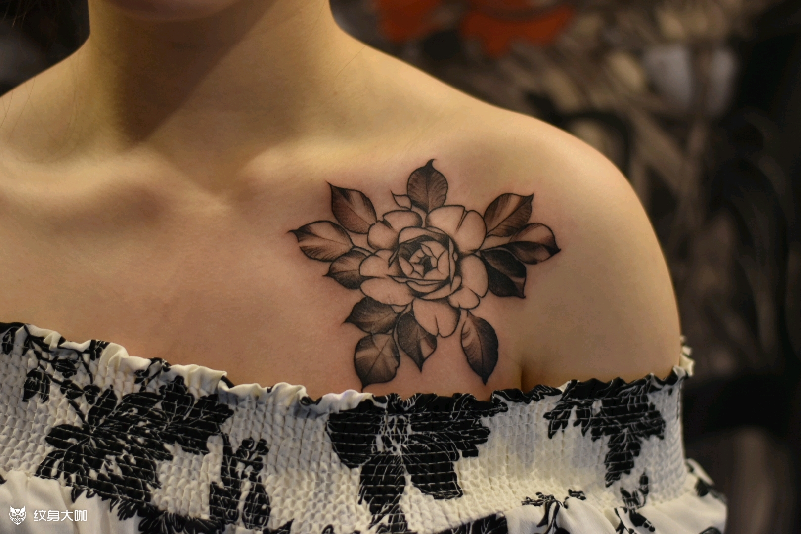 素花小遮盖_纹身图案手稿图片_hammer的纹身作品集