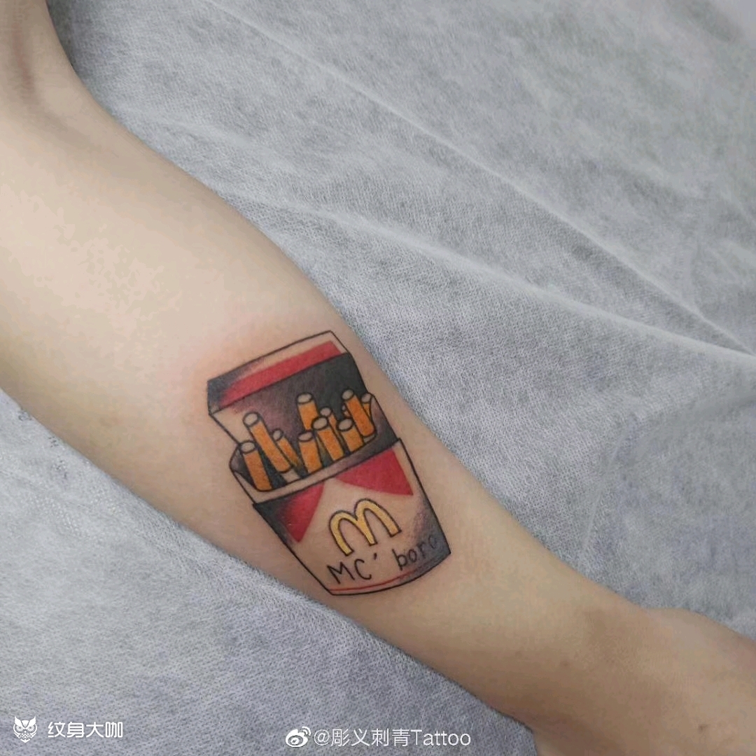 小香烟_纹身图案手稿图片_雕义刺青_欢的纹身作品集