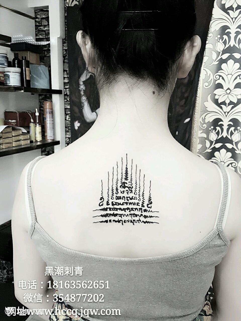 泰国经文_纹身图案手稿图片_谢绍勇的纹身作品集