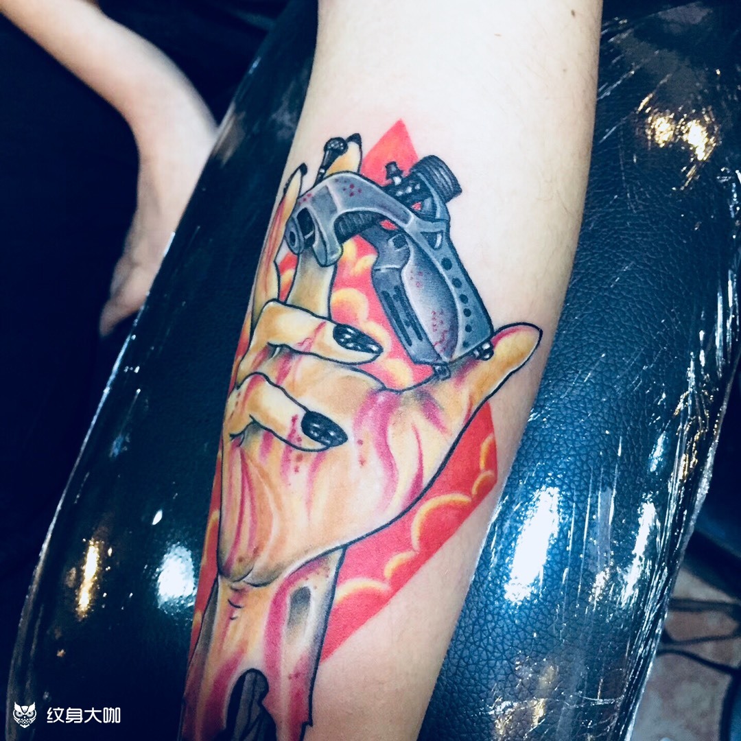 纹身机_纹身图案手稿图片_crazytao的纹身作品集