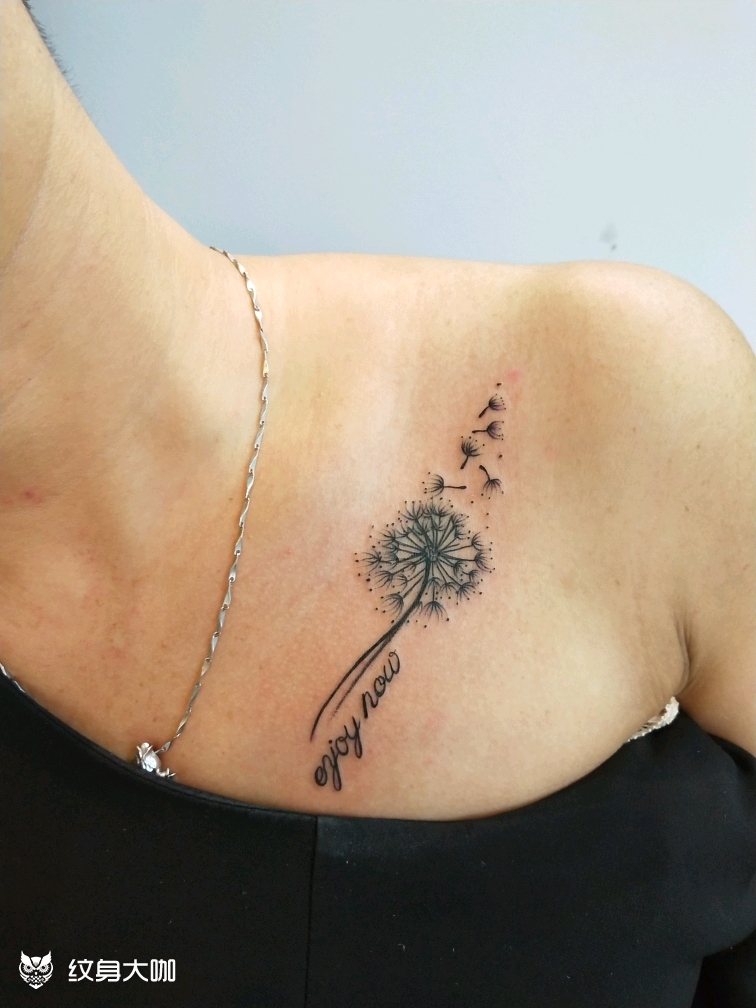 蒲公英_纹身图案手稿图片_大木头的纹身作品集