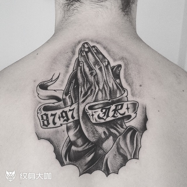 上帝之手_纹身图案手稿图片_swag_lliu的纹身作品集