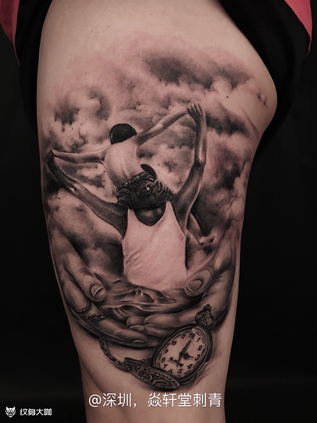父爱如山_纹身图案手稿图片_子轩的纹身作品集