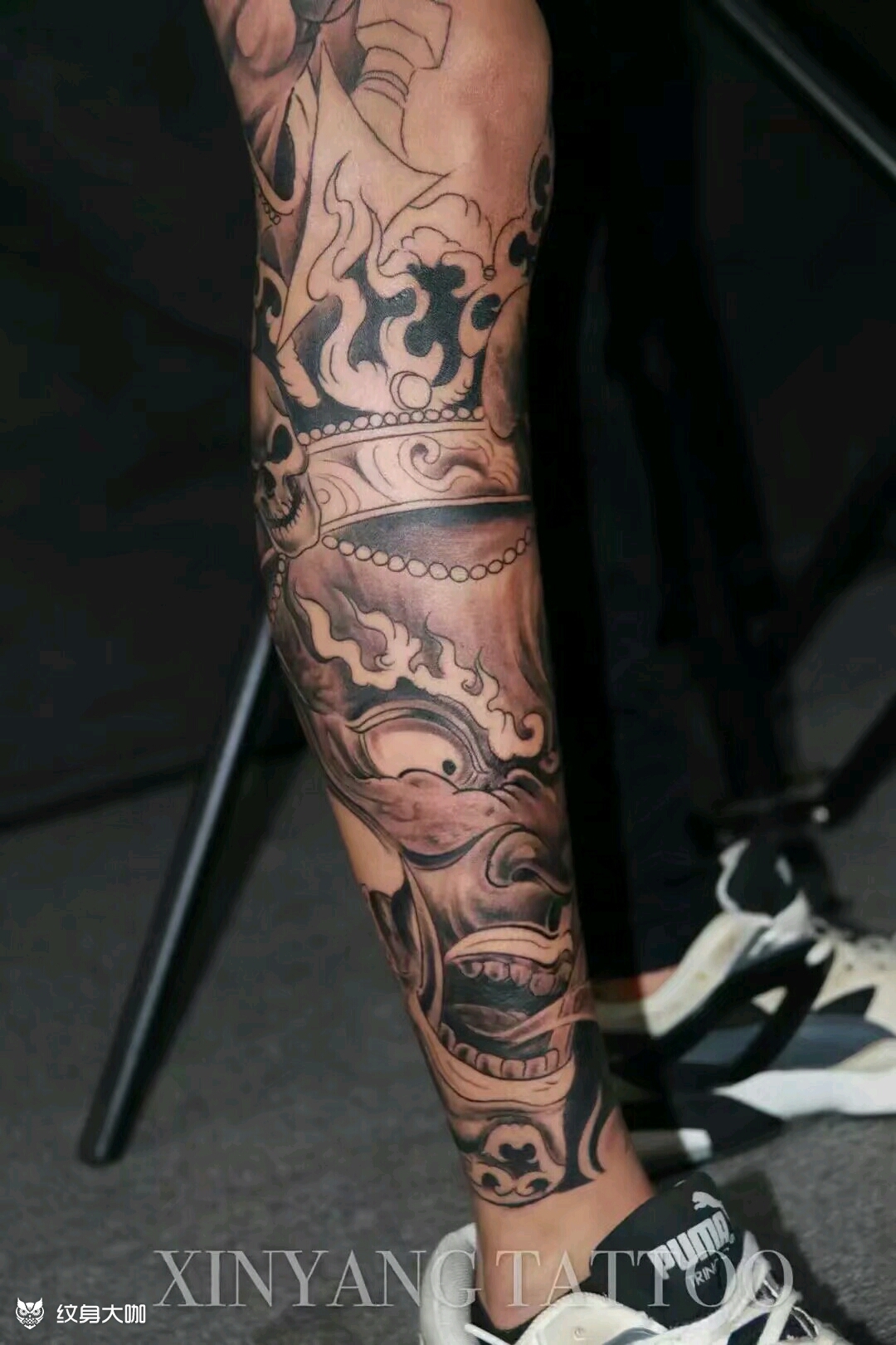 大黑天_纹身图案手稿图片_张晓龙的纹身作品集