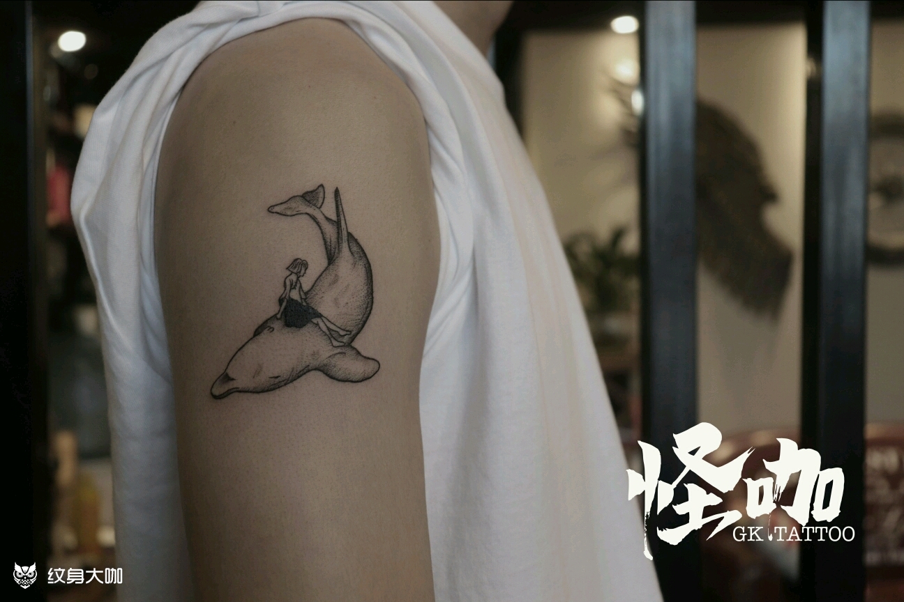 大鱼海棠_纹身图案手稿图片_天津怪咖的纹身作品集