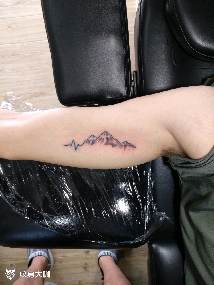 山_纹身图案手稿图片_扎人先生的纹身作品集