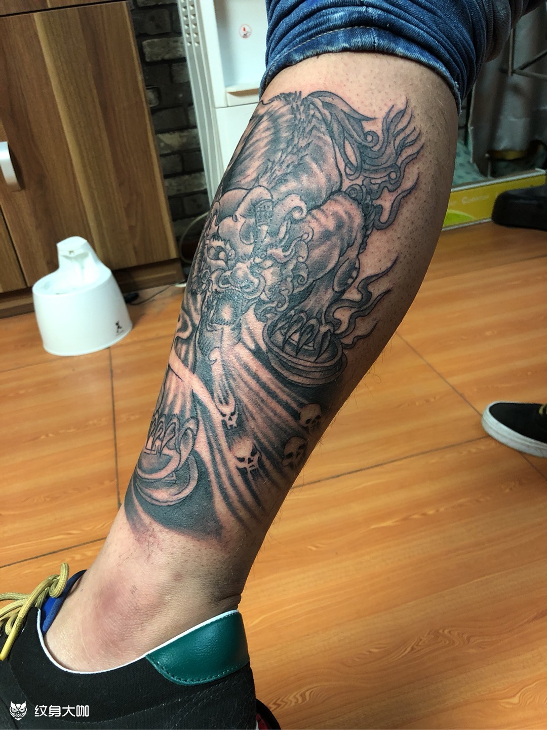 貔貅_纹身图案手稿图片_段星星的纹身作品集