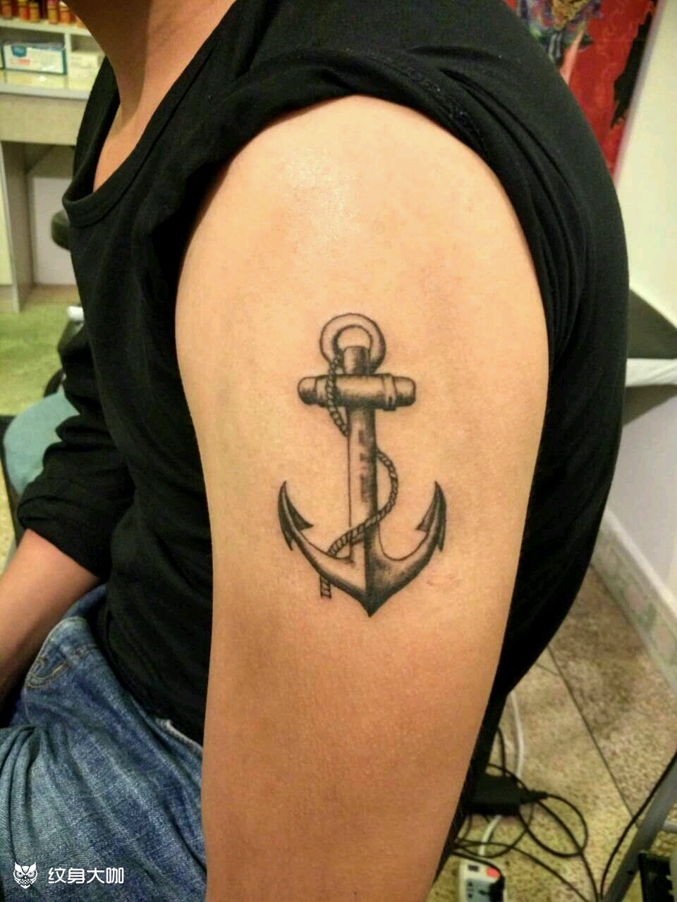 大力水手标志_纹身图案手稿图片_robin的纹身作品集