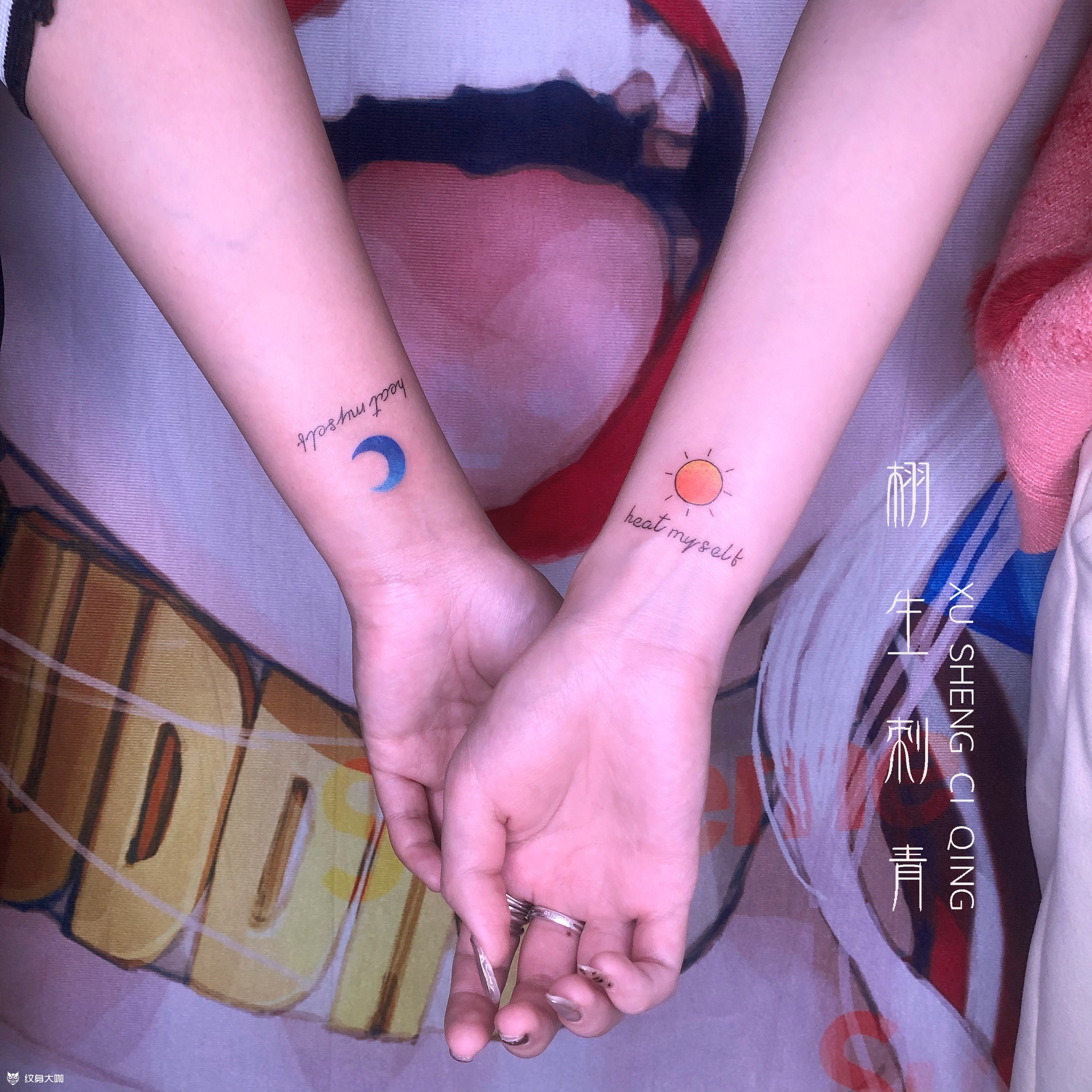闺蜜款_纹身图案手稿图片_ddi的纹身作品集
