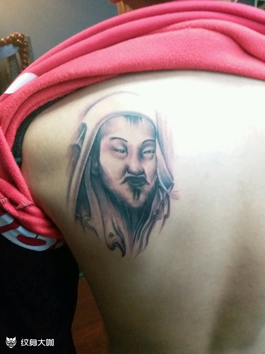 成吉思汗_纹身图案手稿图片_杰克的纹身作品集