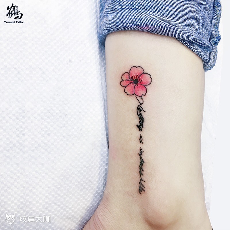 脚踝94_纹身图案手稿图片_办办的纹身作品集