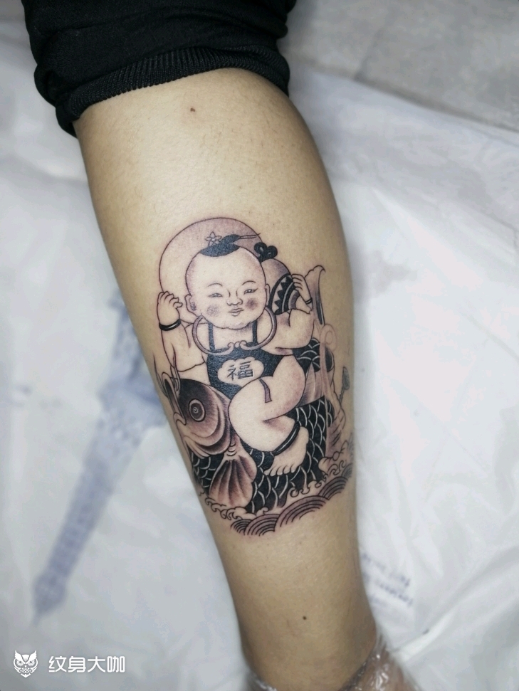 日本福娃纹身图片
