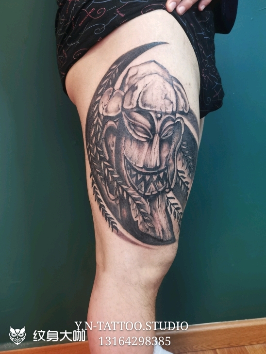 长生柱_纹身图案手稿图片_宁国良的纹身作品集