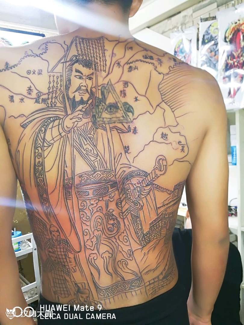 开国皇帝_纹身图案手稿图片_飞扬阿德的纹身作品集