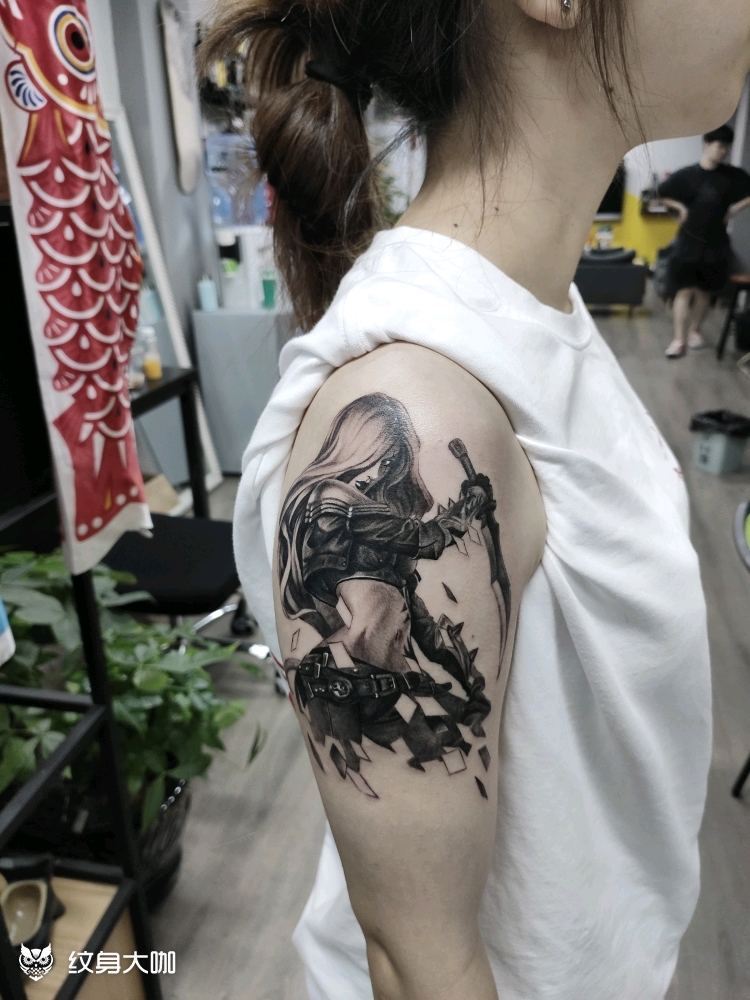 卡特_纹身图案手稿图片_李建峰的纹身作品集