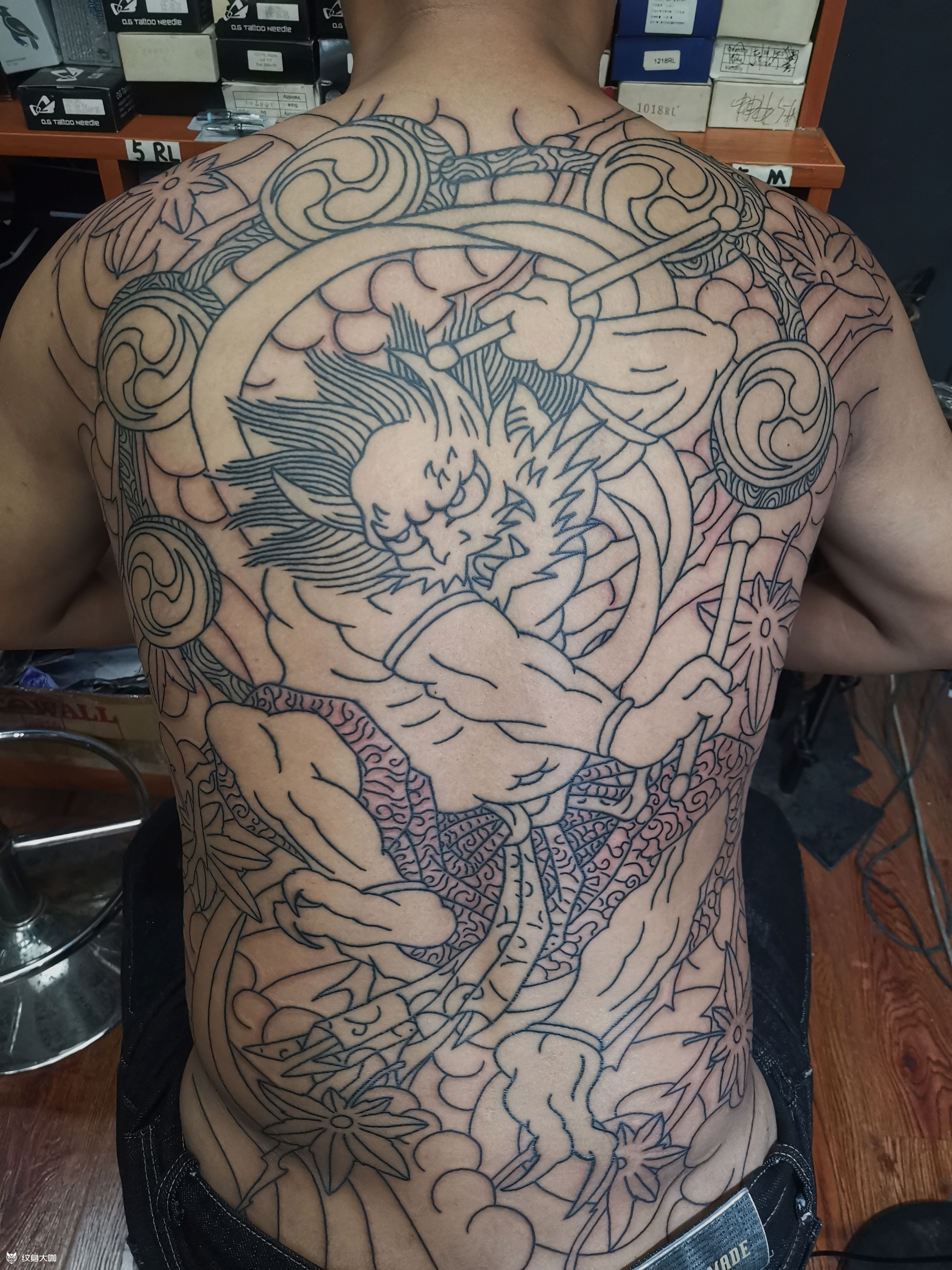 满背雷神未完成下次继续_纹身吧社区 - 纹身大咖