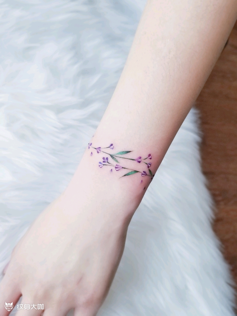 花环手链_纹身图案手稿图片_jo的纹身作品集