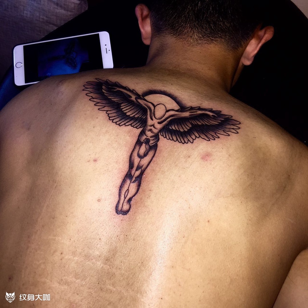 耶稣_纹身图案手稿图片_卷卷的纹身作品集