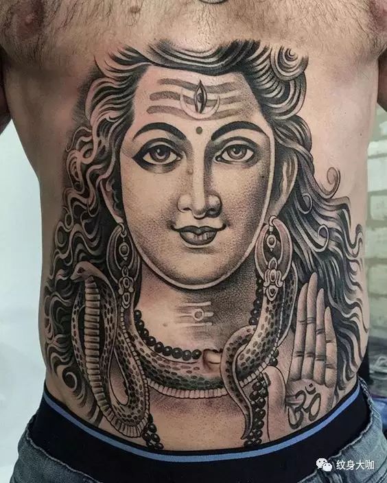湿婆神纹身手稿图片