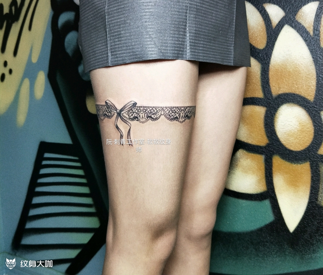 性感蕾丝诱惑_纹身图案手稿图片_阮·刺青-tattoo 的纹身作品集