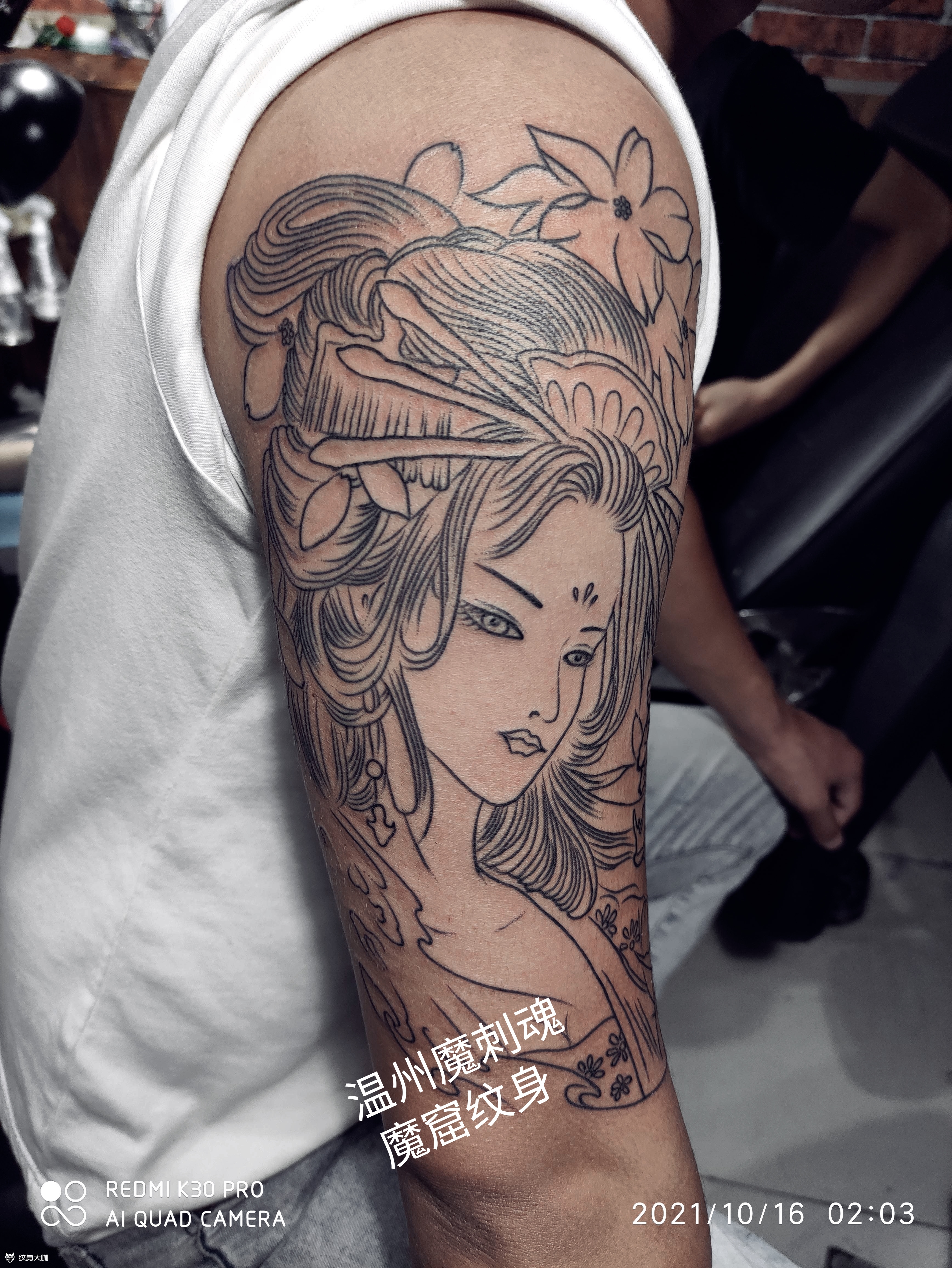 纹身图案手稿图片_温州滨海纹刺的纹身作品集