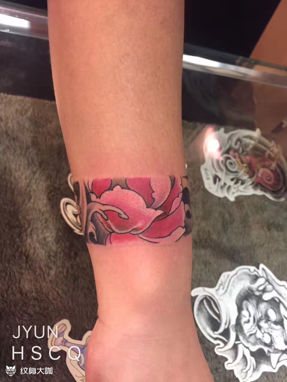 传统小臂环_纹身图案手稿图片_季赟的纹身作品集