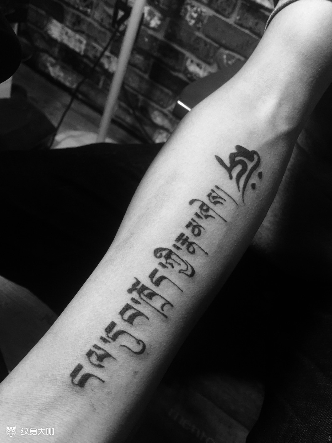 梵文_纹身图案手稿图片_秋的纹身作品集