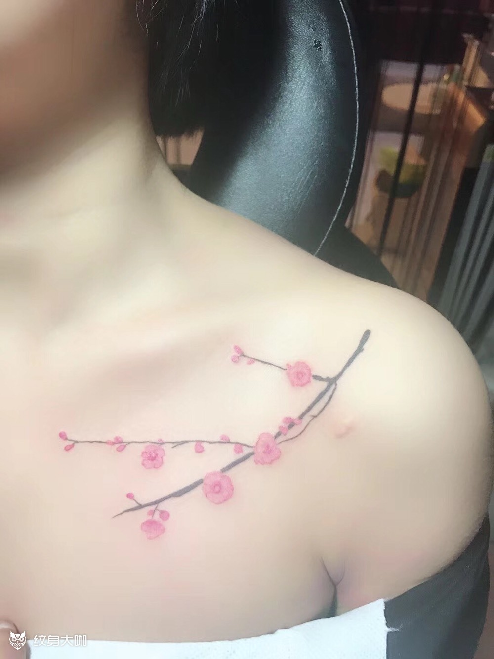 梅花_纹身图案手稿图片_蕾蕾的纹身作品集