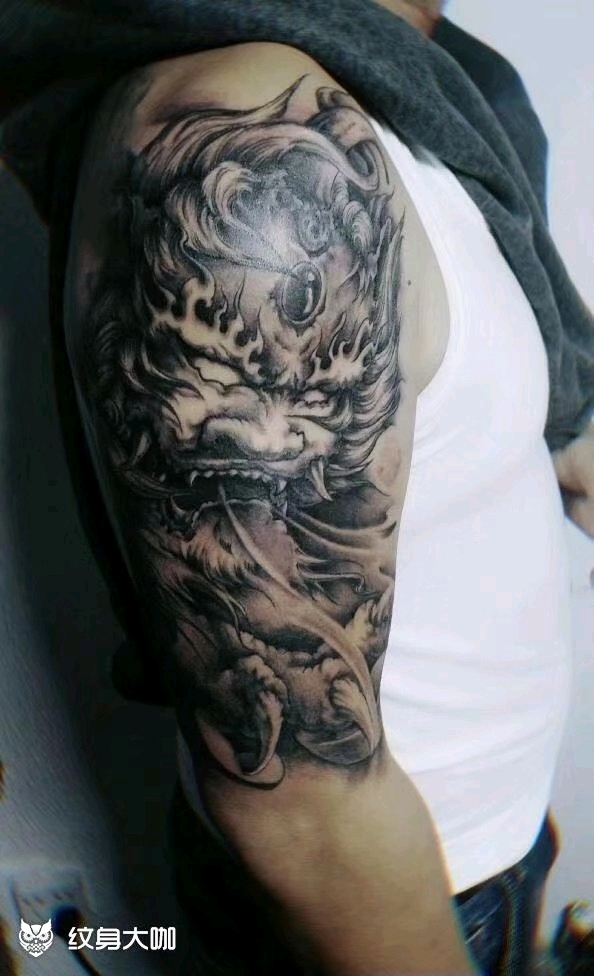 神兽_纹身图案手稿图片_刺客联盟的纹身作品集