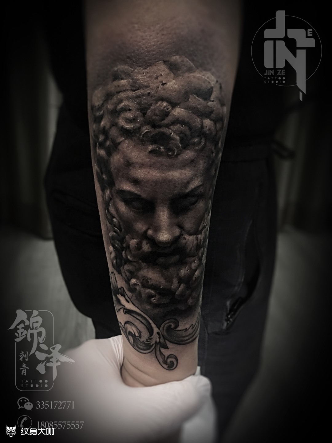 赫拉克勒斯_纹身图案手稿图片_锦泽-雪毅的纹身作品集