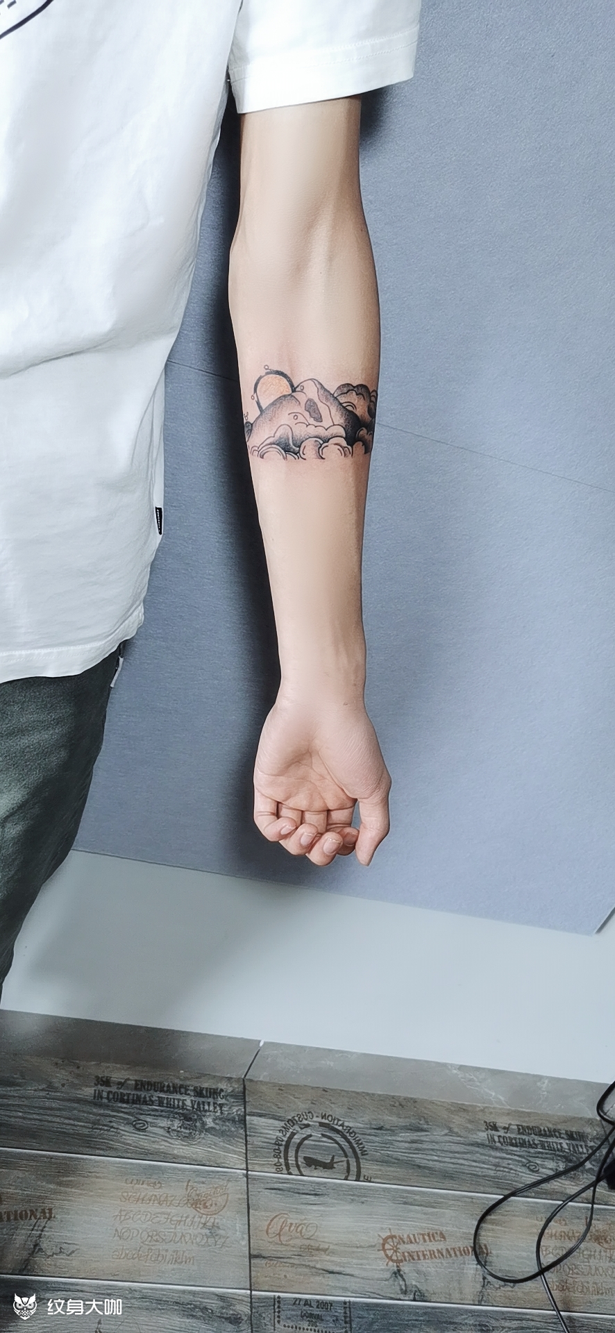 情侣纹身海誓山盟