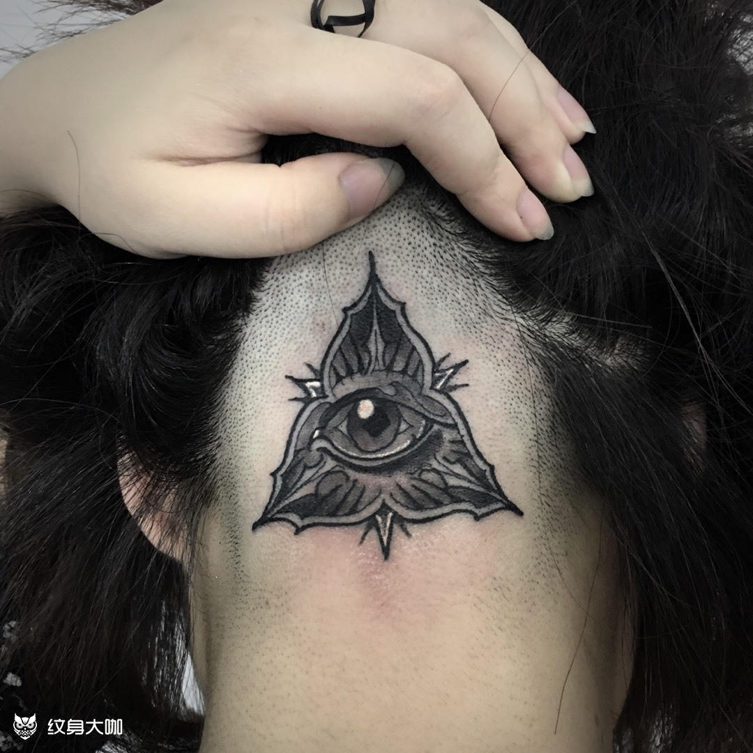 三角眼_纹身图案手稿图片_vg的纹身作品集