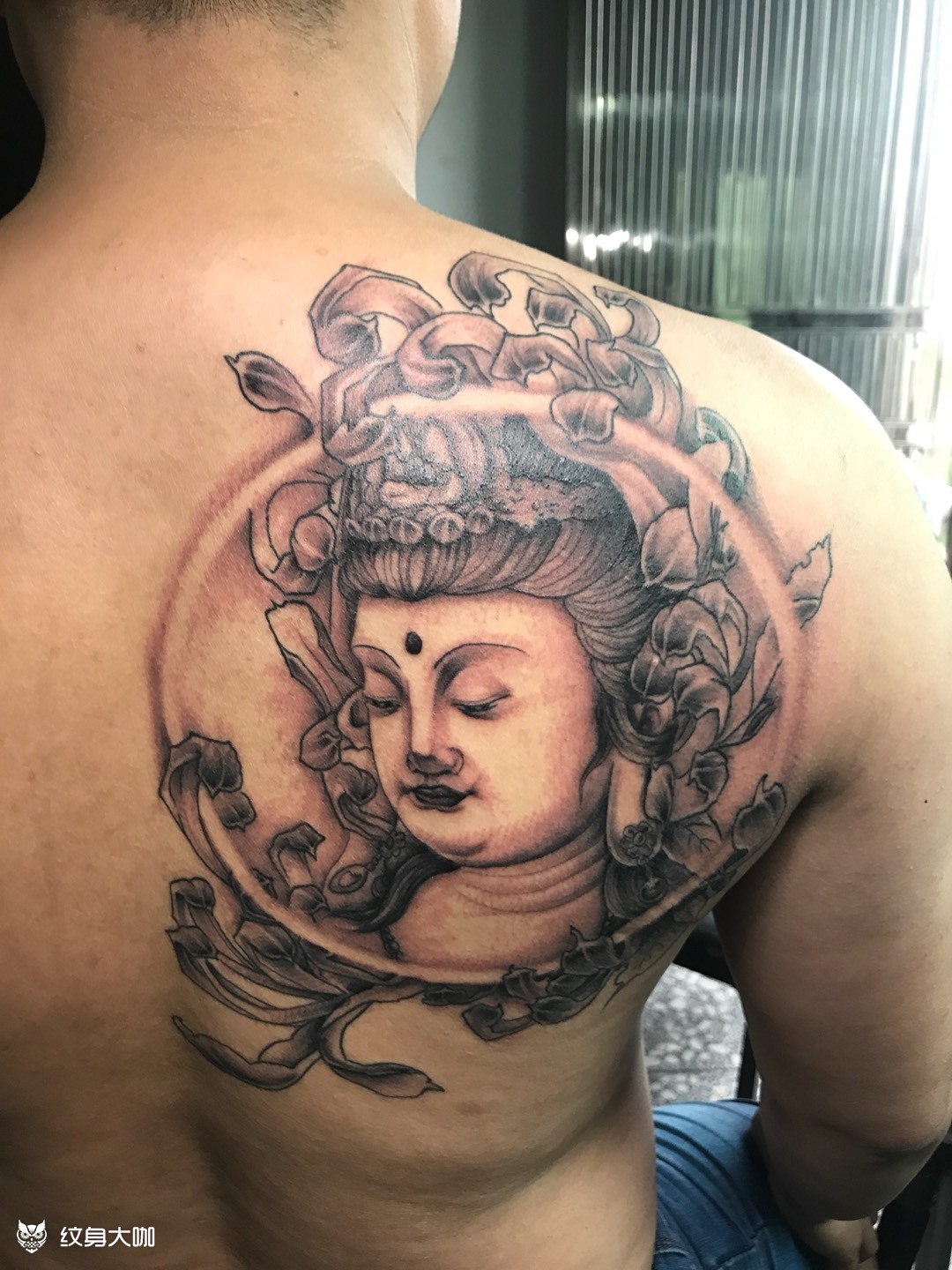 观世音_纹身图案手稿图片_龙歧神乐的纹身作品集