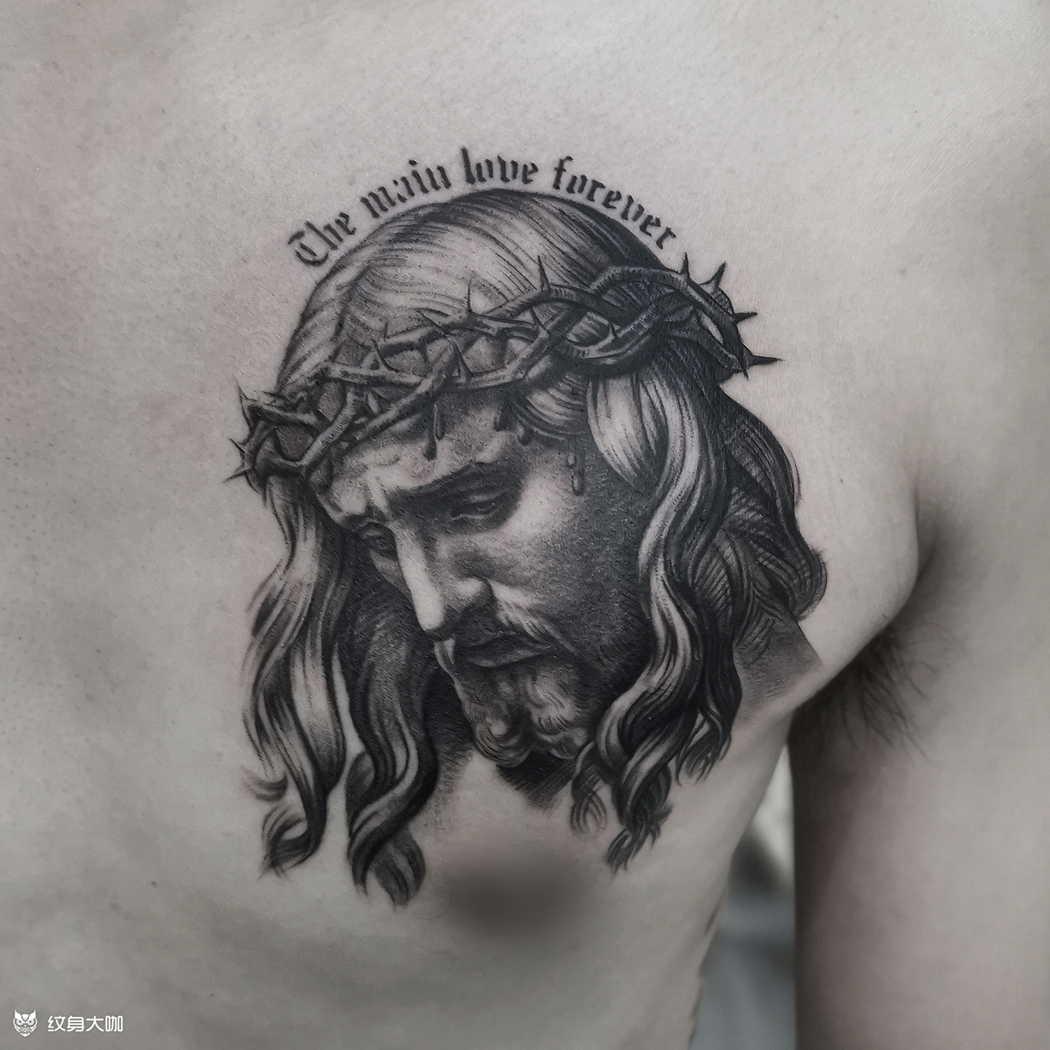 耶稣纹身含义图片
