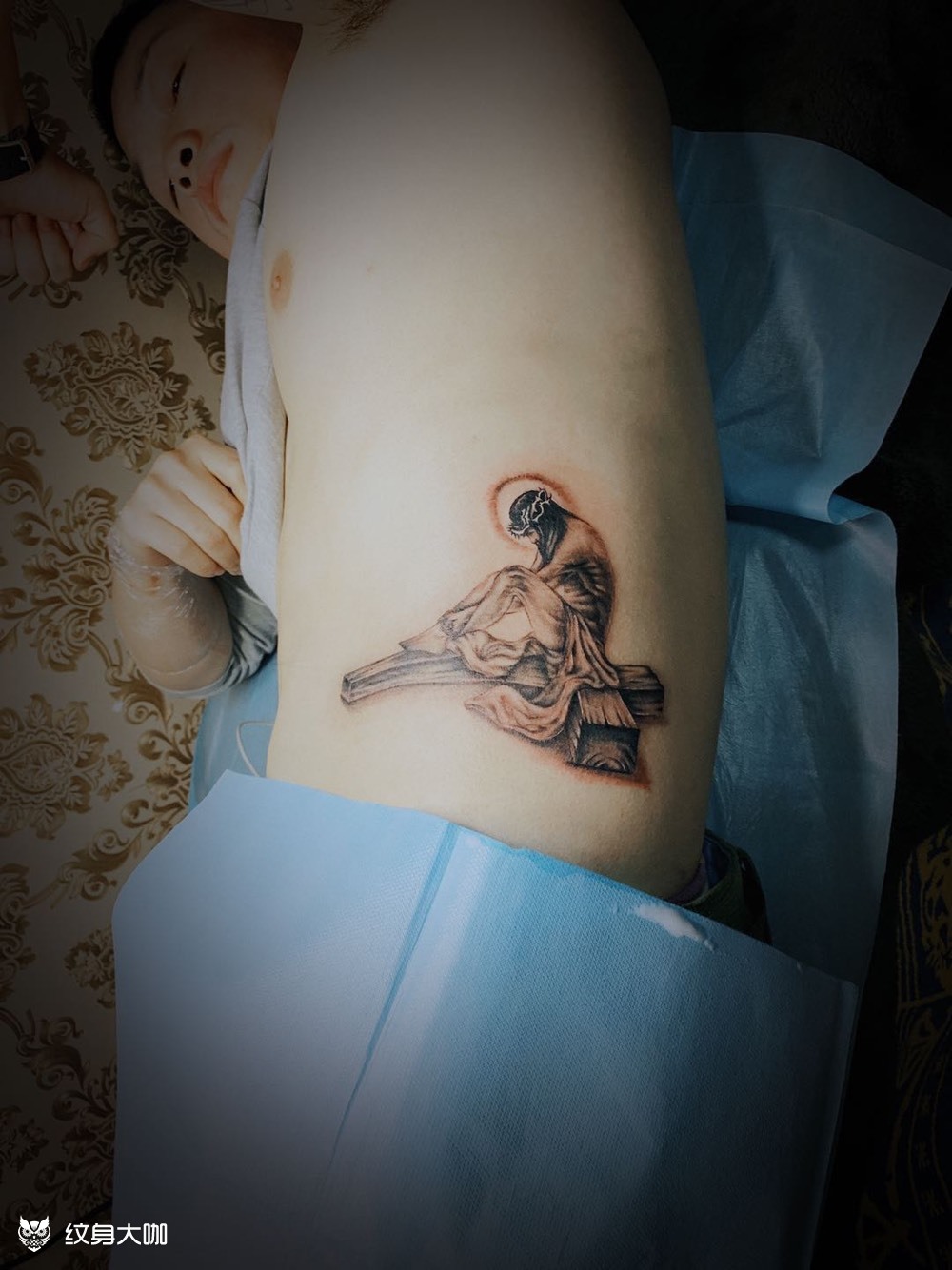 耶稣_纹身图案手稿图片_影子的纹身作品集
