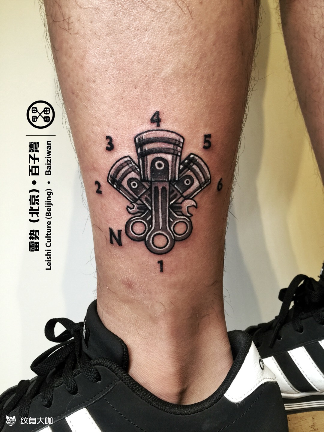 火花塞_纹身图案手稿图片_金海的纹身作品集
