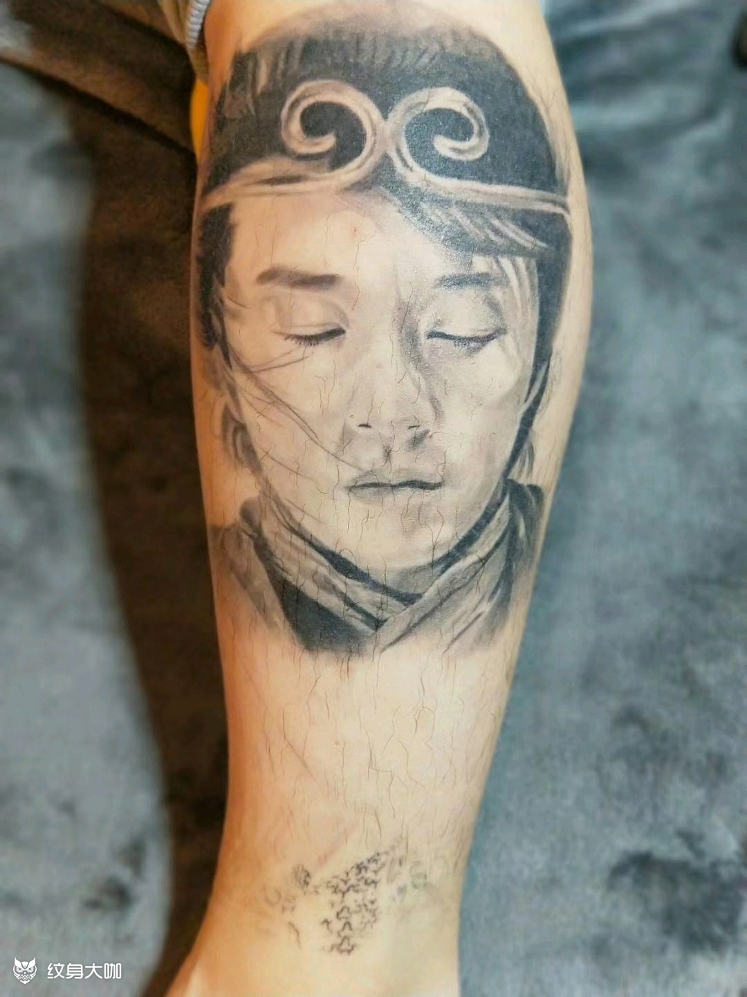 至尊宝_纹身图案手稿图片_佛爷的纹身作品集