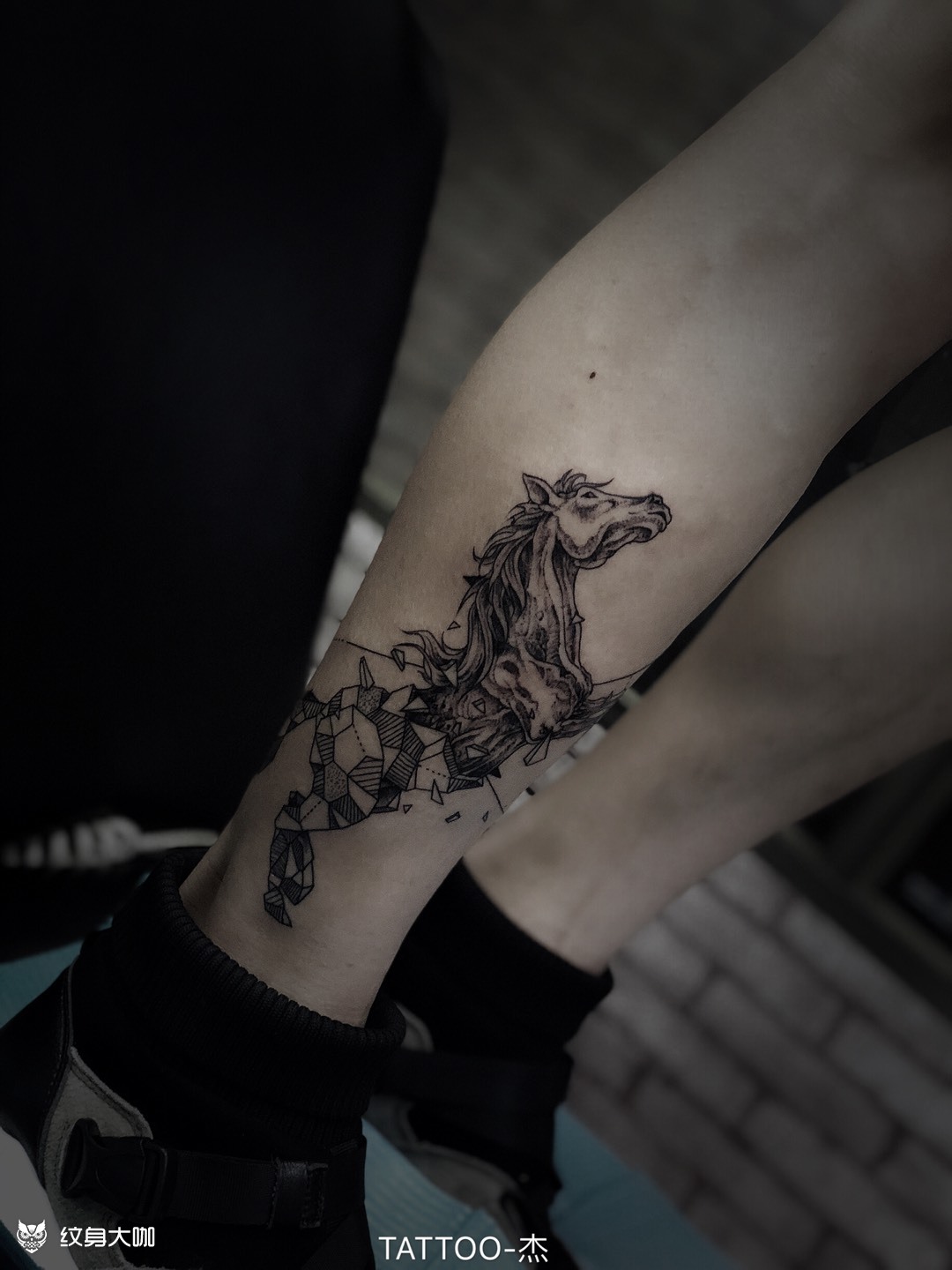 几何图案 马_纹身图案手稿图片_阿杰的纹身作品集