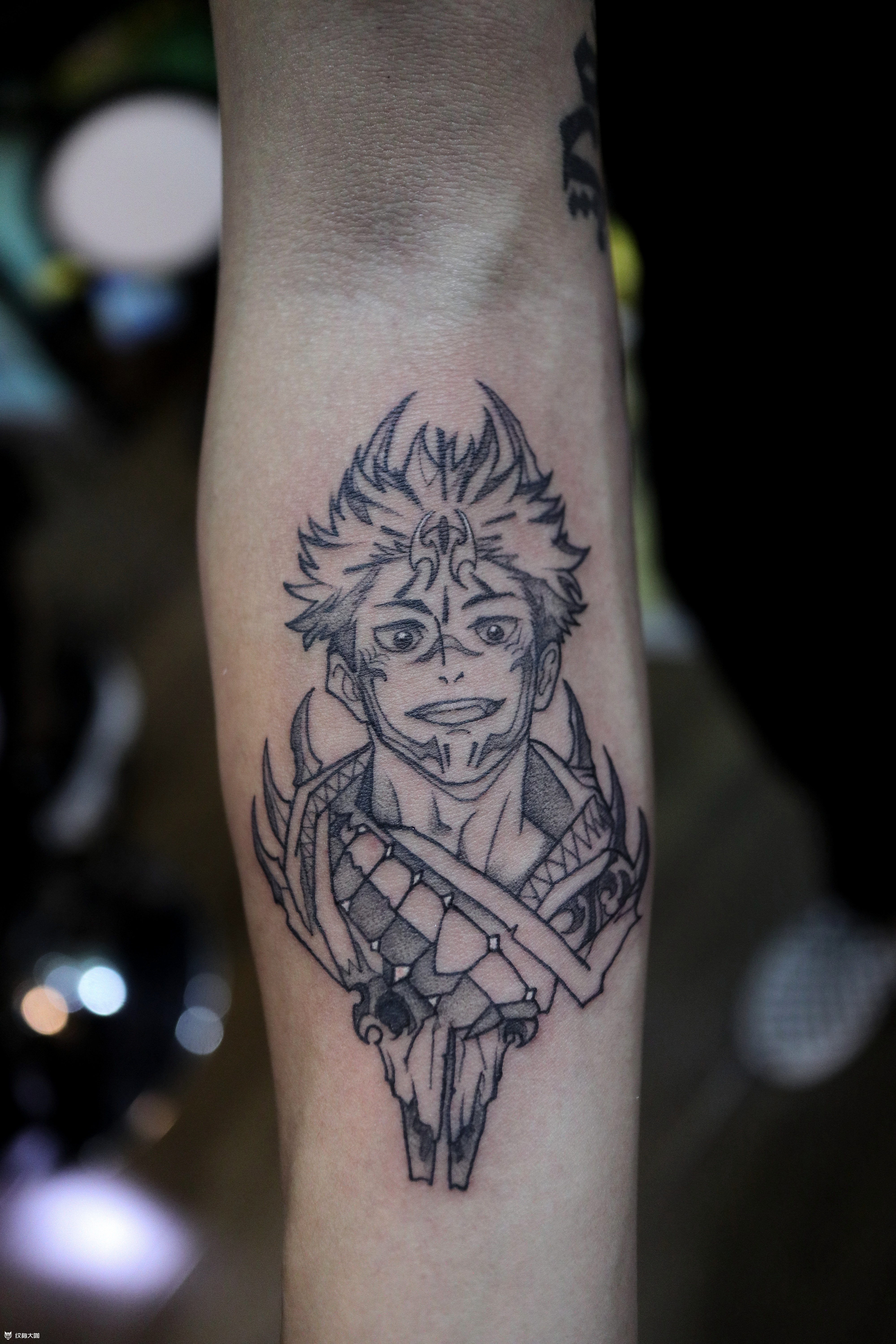 宿傩_纹身图案手稿图片_覌正的纹身作品集