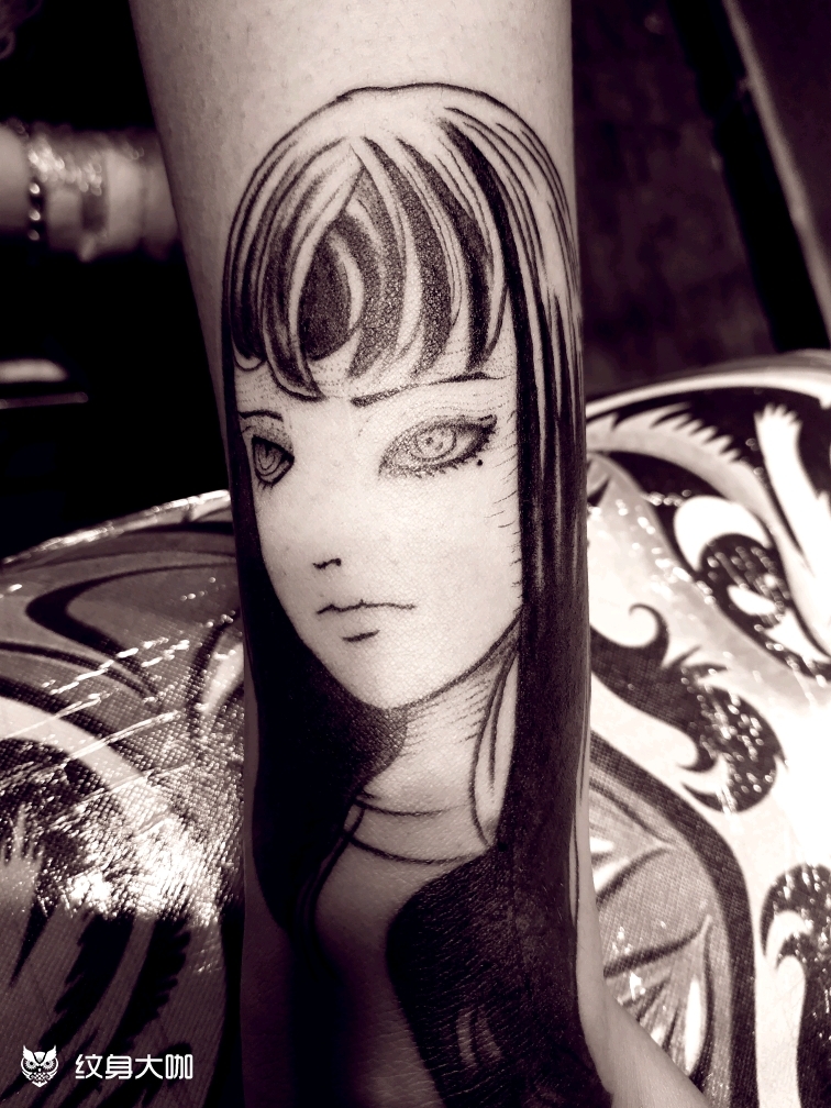 富江 遮盖旧纹身_纹身图案手稿图片_刺客的纹身作品集
