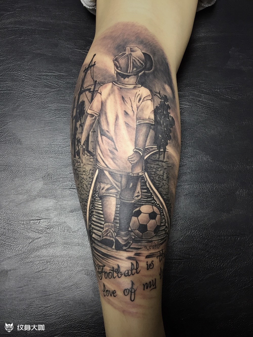 足球小子_纹身图案手稿图片_一哥的纹身作品集