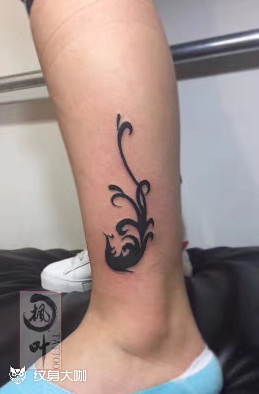 图腾凤凰_纹身图案手稿图片_周桂辉的纹身作品集